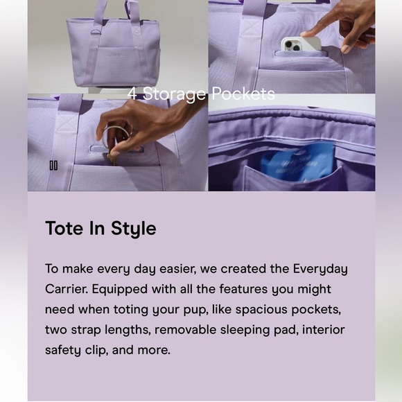 Wild One Everyday Pet Carrier Tote - Picture 11 of 13